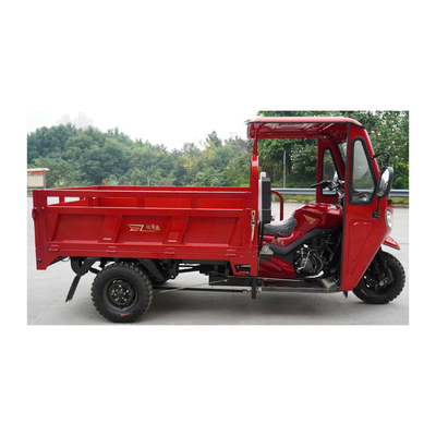 High Grade Ability Benzinfracht Dreirad mit Kabine 8 Leaf Springs Heckfederung