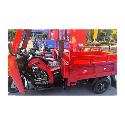 Vortrommel Hintertrommel Bremssystem 250cc geschlossene Karosserie Erwachsener Drei-Rad-Frachtmotorrad