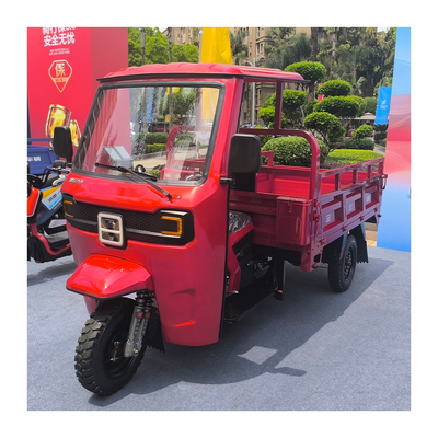400-500 kg Bremsgewicht Motorisiertes Moped-Frachtdreirad mit Kabine/Dump-Benzinmotor