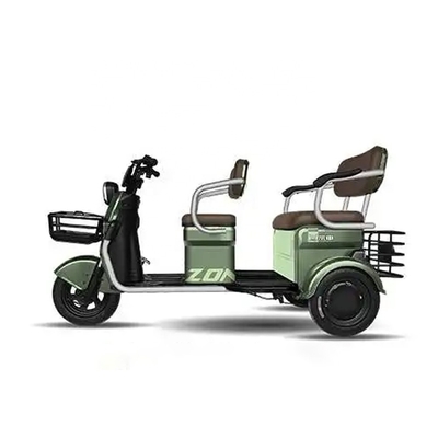 Passagier-Elektro-Dreifahrrad / 3-Rad 500W Kleines Roller-Fahrrad / 2 Personen Kapazität